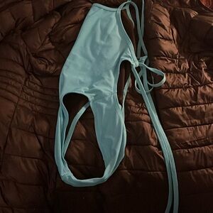 Teal Blue Tie Back Jolyn Swimsuitt